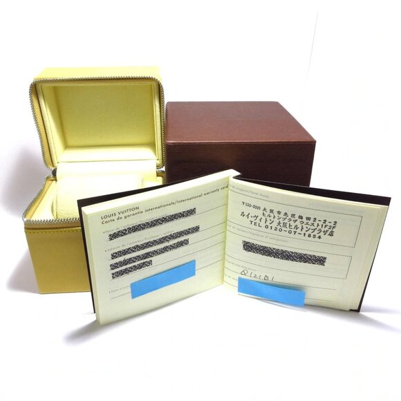 LOUIS VUITTON Tambour Lovely PM Silver Purple Wrist Watch 649-081425 - Picture 12 of 12